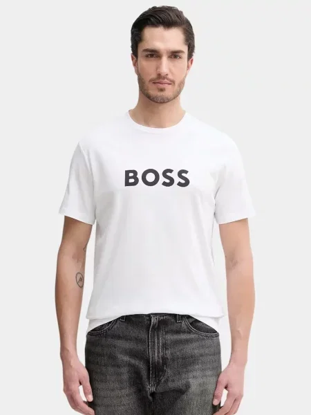 Футболка Boss белая