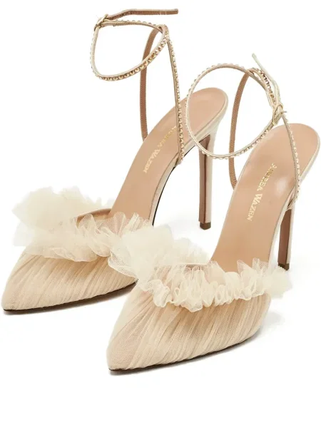 Полуотворени обувки Alexandre Birman с дантела