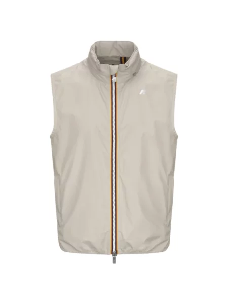 Kamizelka K-way z dżerseju beżowa