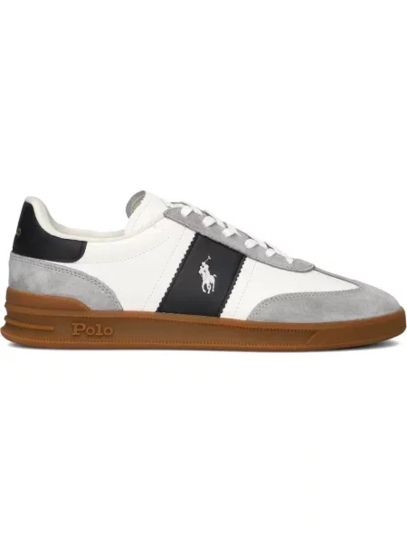 Polo Ralph Lauren sneakersy skórzane Hrt Aera Pp białe