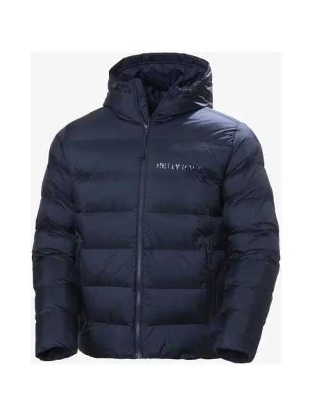 Kurtka z kapturem Helly Hansen Stride Puffy granatowy S niebieska