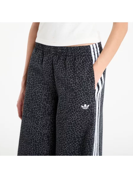 Панталони adidas Firebird Oversized AOP Denim Pants Black/ Grey Six M черно