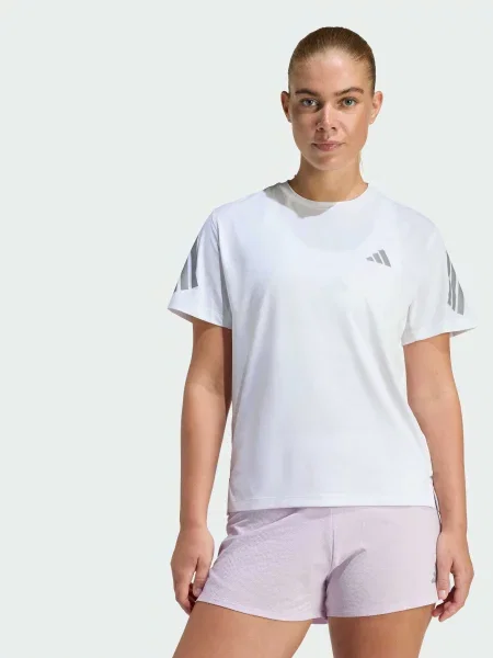 Футболка спортивна adidas перероблений білий