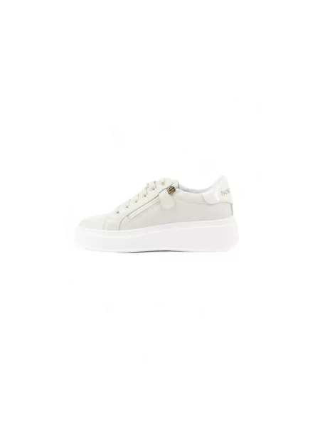 Sneakersy Patrizia Pepe skórzane na platformie białe