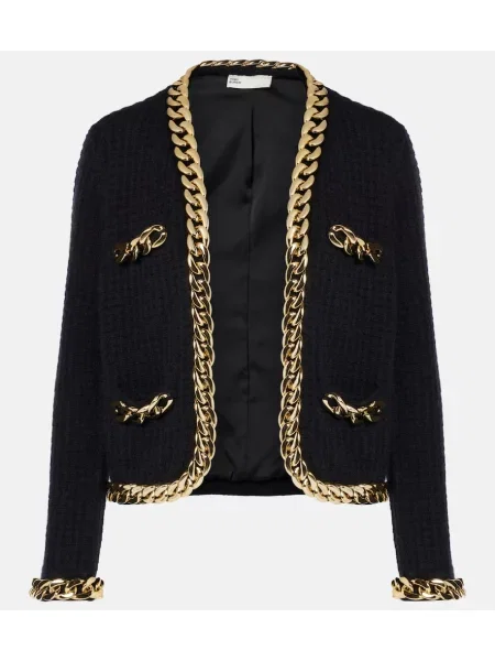 Colier Tory Burch de lână negru