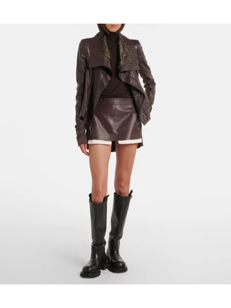Heláncă Rick Owens de lână maro