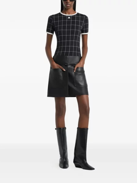 Tricou Courreges negru