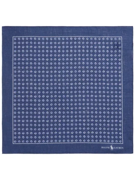 Pletena polo majica Polo Ralph Lauren s vezom visoki struk plava