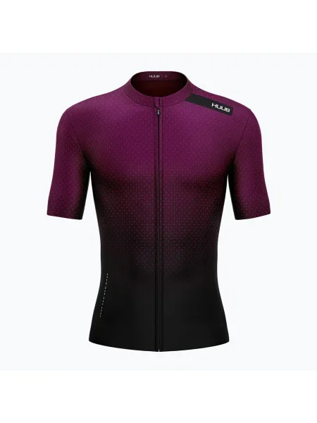 Мъжка колоездачна тениска HUUB Core 4 burgundy fade виолетово