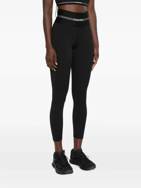 Leggings Calvin Klein cu autograf negru
