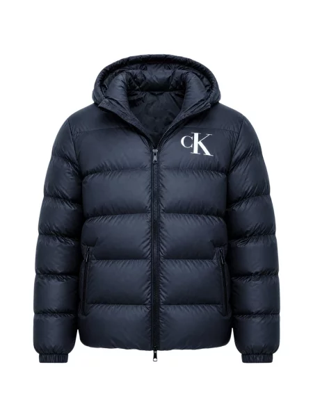Calvin Klein Jeans prešívaná bunda pánska modrá