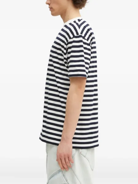 Ριγέ μπλούζα Marcelo Burlon County Of Milan μαύρο