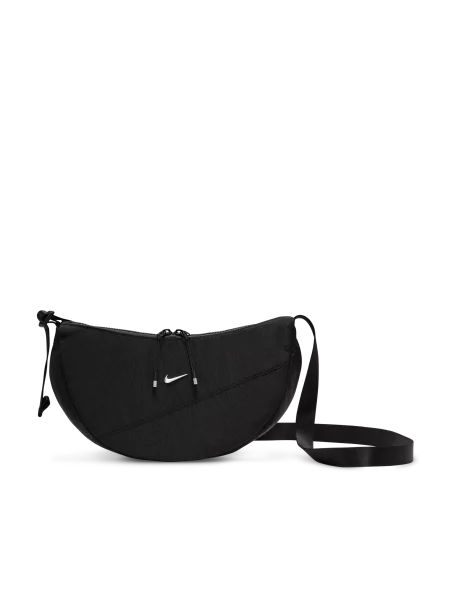 Torba Nike Aura Crescent Crossbody Bag 4L Black/ Black/ Matte Silver 4 l czarna