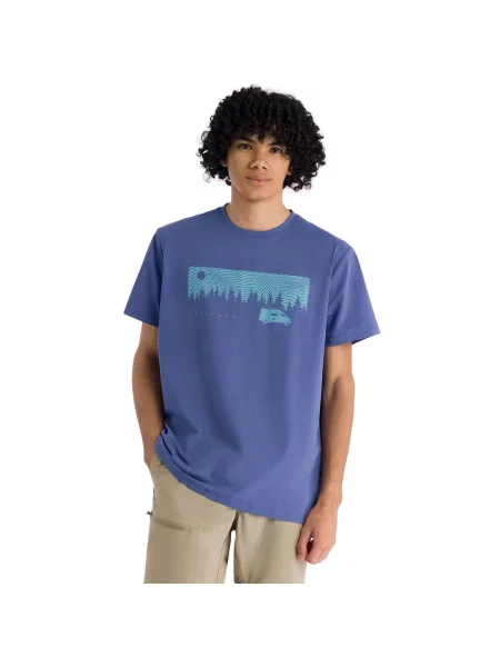T-shirt Z Krótkim Rękawem Casual Jacub niebieska