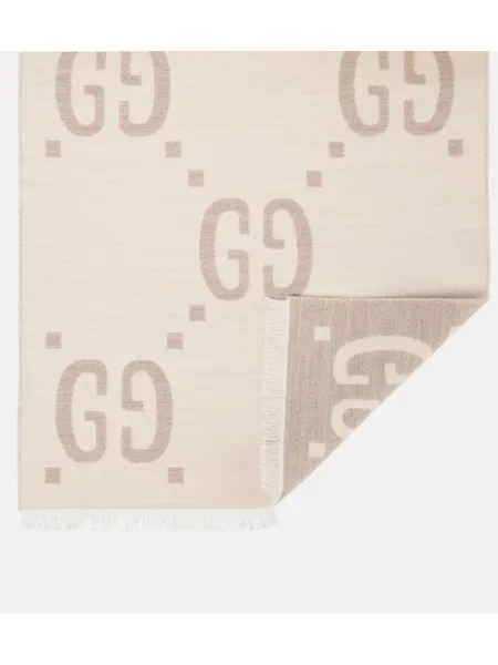 Fular Gucci de lână bej