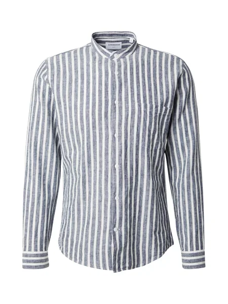 Lindbergh Košile marine modrá bílá