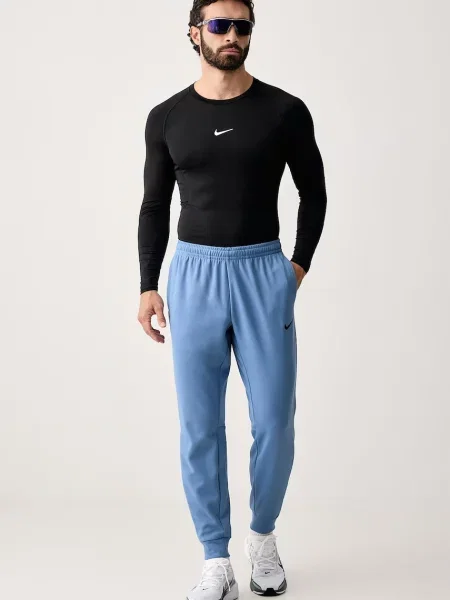 Nike legginsy sportowe Hyverse UV Dri-FIT niebieskie