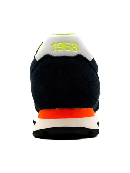 Sneakersy Sun68 skórzane niebieskie