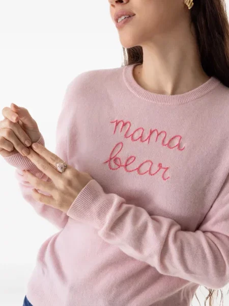 Džemper Lingua Franca s okruglim izrezom ružičasta