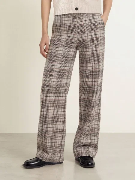 Yerse Marlene Kalhoty Harriet béžová / koňaková černá