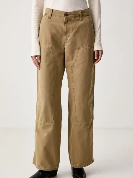 Levi's blugi loose pentru femei WORKWEAR LOOSE STRAIGHT bej