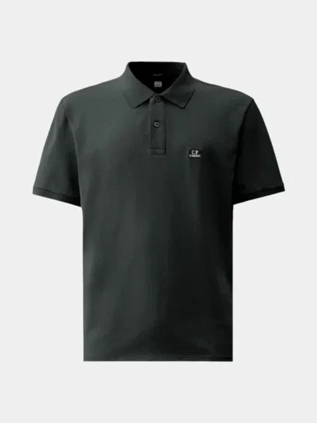 Поло CP Company бавовна/еластан сірий