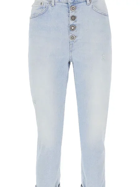 Blugi boyfriend Dondup albastru