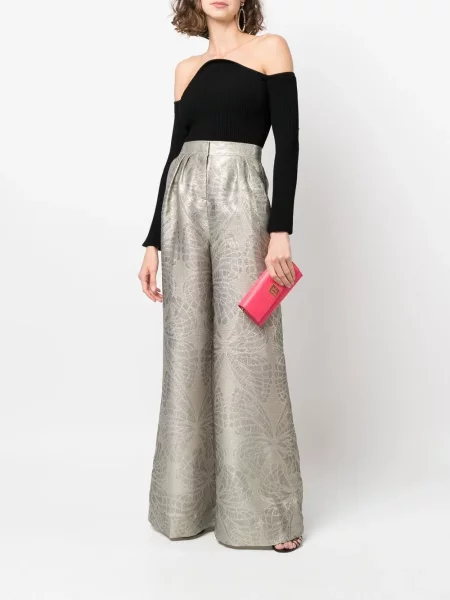 Pantaloni Alberta Ferretti din jacard