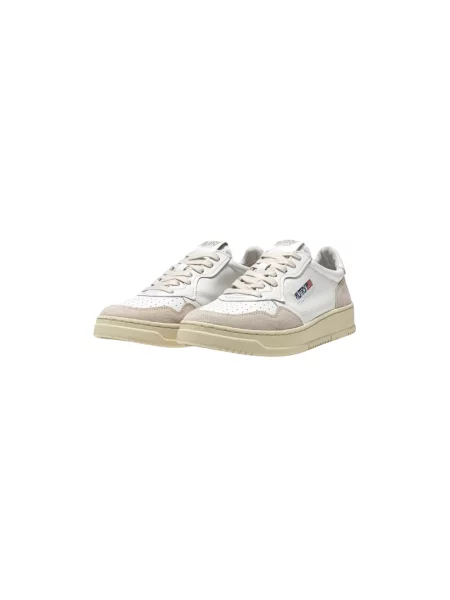 Sneakers Autry Medalist Low Wom White Leather/ Beige Suede EUR 36 białe