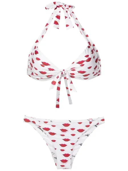 Bikini Amir Slama cu imagine alb