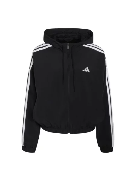ADIDAS SPORTSWEAR Športna jakna Essentials Woven črna bela