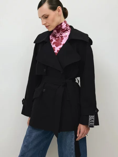 BIZUU trenci scurt pentru femei RACHY negru