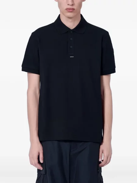 Scurt tricou polo Moncler negru