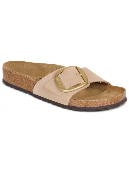 Pantofi Birkenstock cu cataramă bej