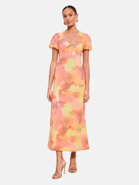 Friends Like These Rochie deschis / roz verde