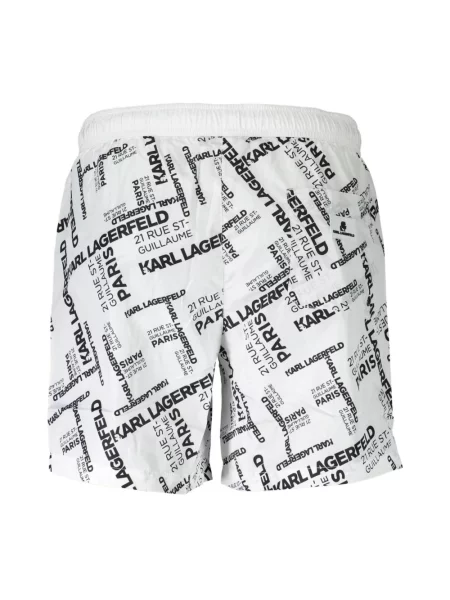 Kąpielówki Karl Lagerfeld białe