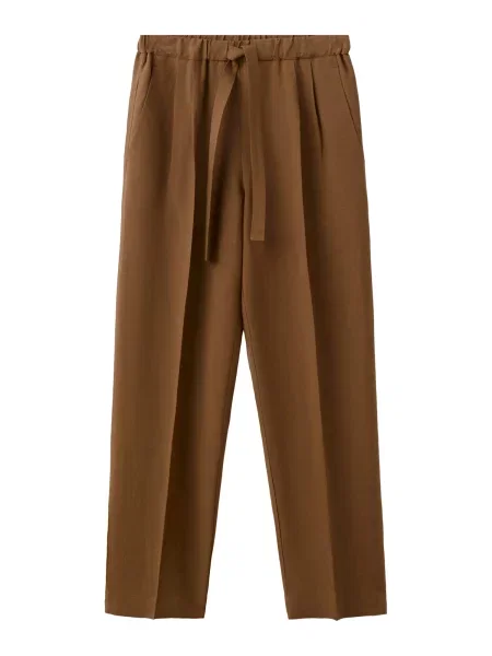 MANGO Pantaloni cutați Vbtexas caramel maro