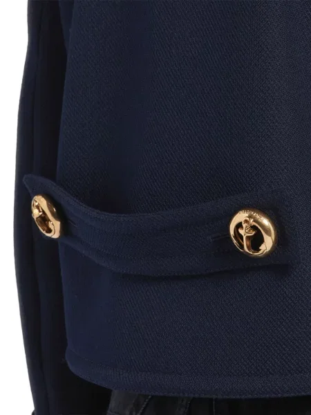 Kabát Balenciaga modrá