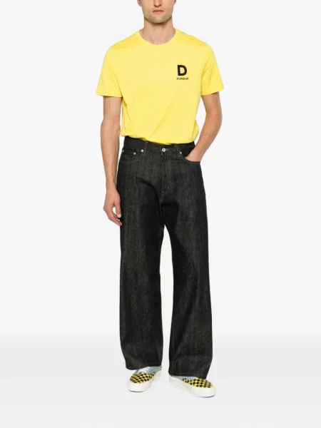 Tricou Dondup cu imagine galben