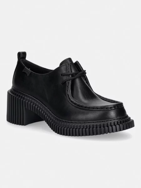 Camper pantofi cu din piele Pix London negru