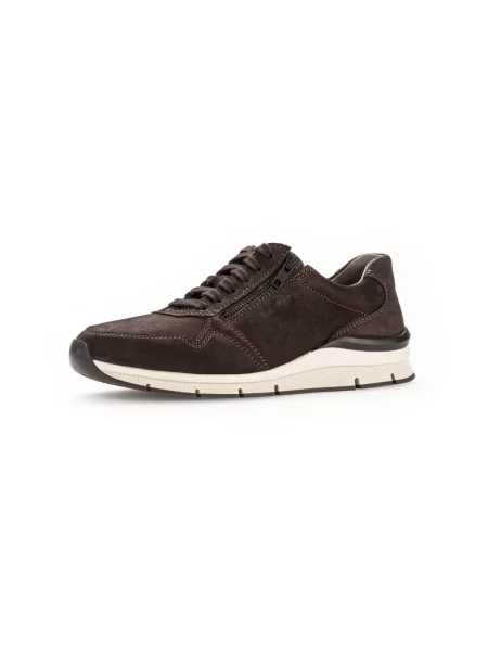 Sneakersy Gabor zamszowe brązowe
