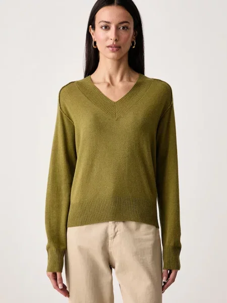 United Colors of Benetton pulover pentru femei cu lână verde