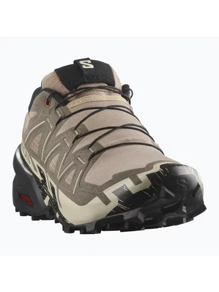 Бігові кросівки Salomon Speedcross 6 natural/black/almond milk чорні