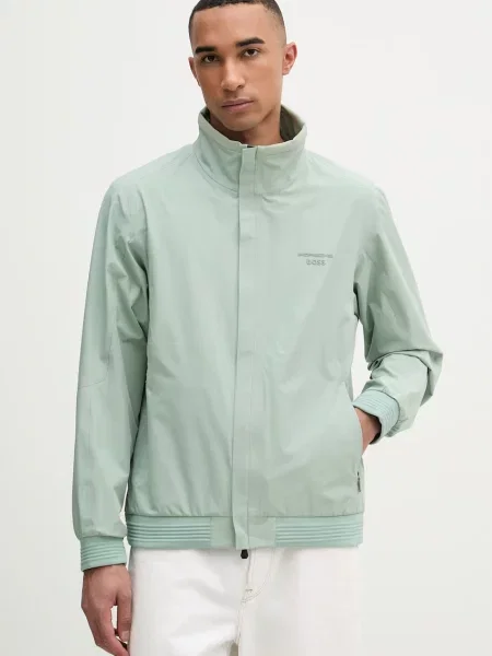 BOSS Green jachetă pentru bărbați BOSS X PORSCHE verde