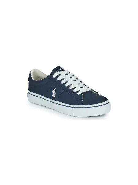 Sneakersy Polo Ralph Lauren płócienne niebieskie