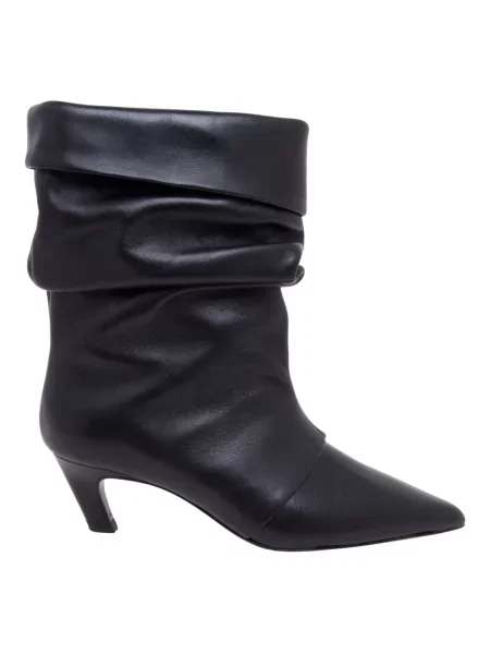 Buty do kostki Ash skórzane czarne