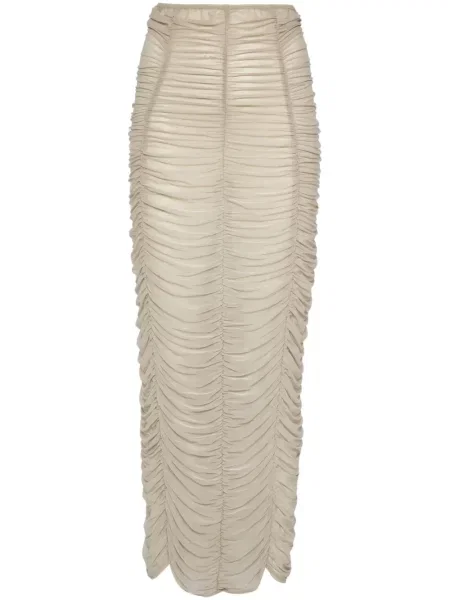 Fustă midi Elena Velez până la genunchi