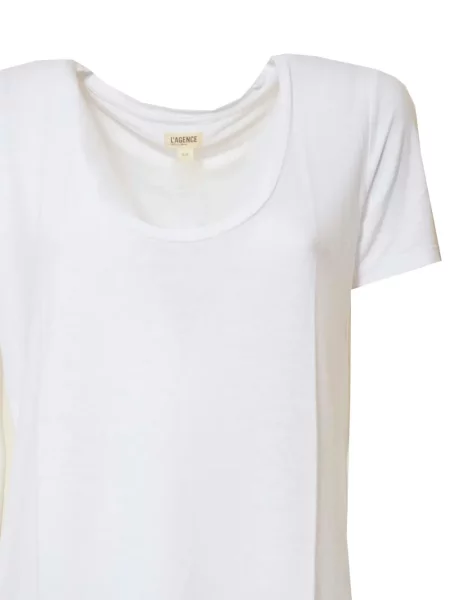 Tricou L'agence alb