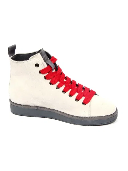 Sneakersy Panchic zamszowe białe