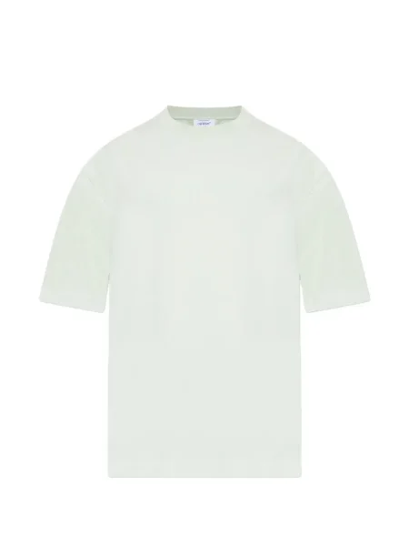 Tricou Off-white cu decolteu rotund alb